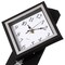 Clockswise Traditional Black Square Wood- Looking Pendulum Plastic Wall Clock QI004508.BK - alternate 7